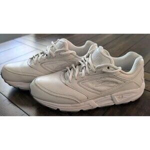 Brooks Addiction Walker 1200321d121 Walking Shoes Women's Sz 9.5 Beige/Off-White